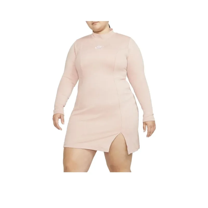Nike Long-Sleeved Dresses Women's Pink-0