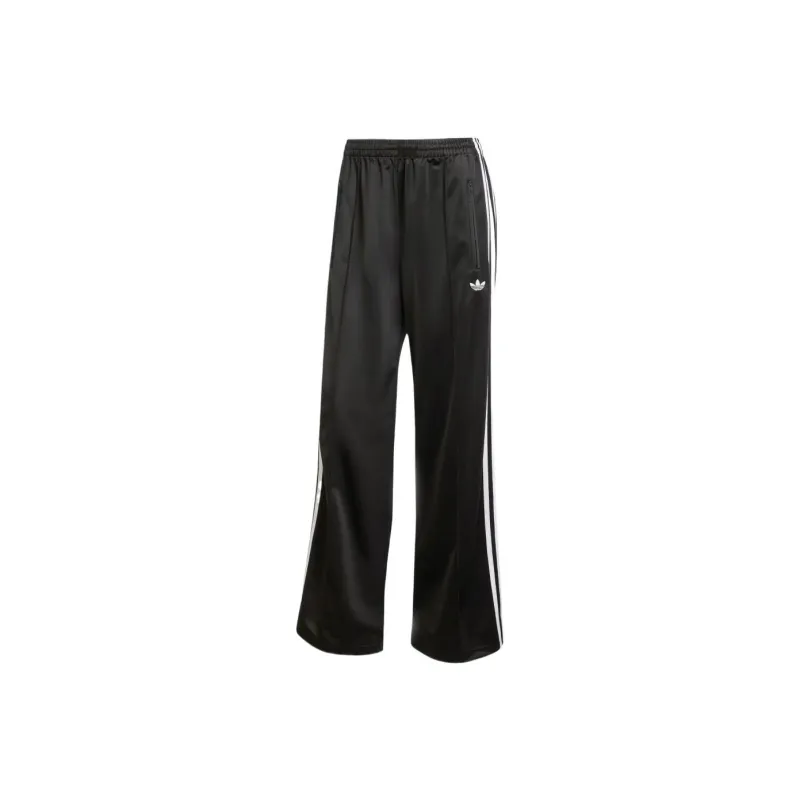 Adidas Women's Adicolor Classic Firebird Loose Track Tracksuit Bottoms Black-0