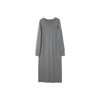 3COLOUR Long Sleeved Dress Women's Heather Gray