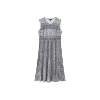 FINITY Sleeveless Dresses Women's Blue Print