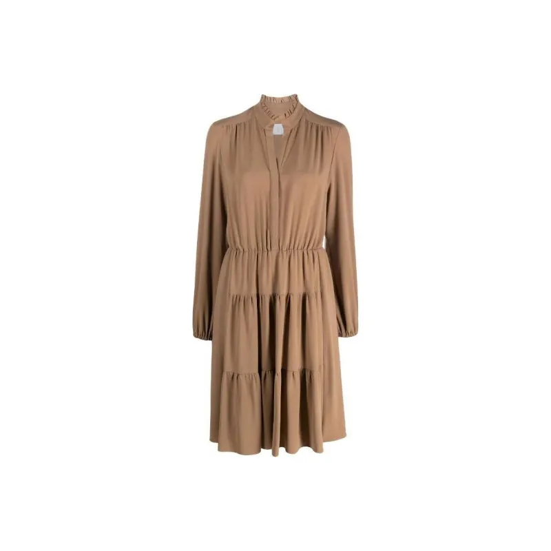 Eleventy Tiered Long sleeved Dress-0