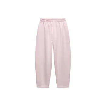 ZARA Knitted Sports Pants Women's Light Pink
