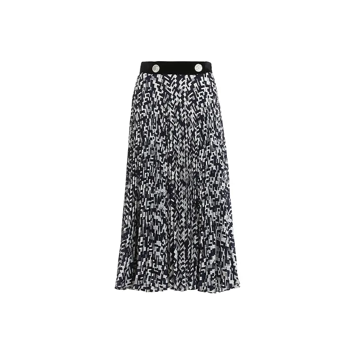 PRADA Casual Long Skirts Women's Black-0