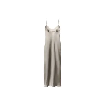 ZARA Slip Dresses Women's Gray