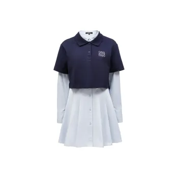 ONLY Long Sleeved Dresses Women's Nine Masters Blue