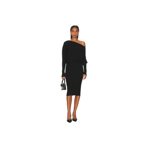 STEVE MADDEN Long-Sleeved Dresses Women's Black