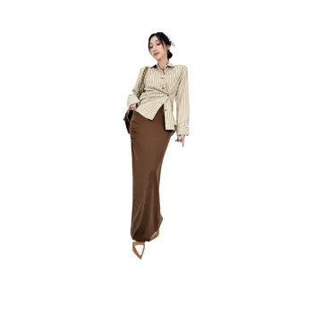 DOUBLE Z SHOP Knit Long Skirt Women's