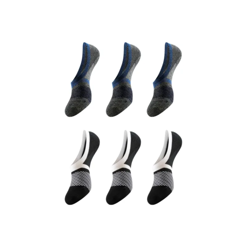 LUYOUYE No Show Socks Men's 6 Pack-25