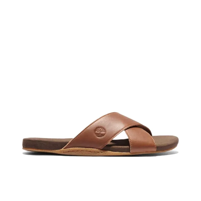 Timberland Slip Resistant Abrasion Resistant Slide Slippers Men's Dark Brown-1