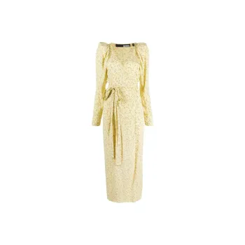 Rotate Long-Sleeved Dresses Women's Yellow