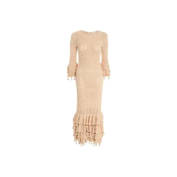 Zimmermann Long-Sleeved Dresses Women's Cream