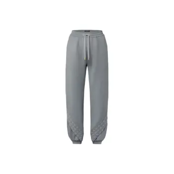 LOUIS VUITTON Monogram Accent Knit Jogging Pants