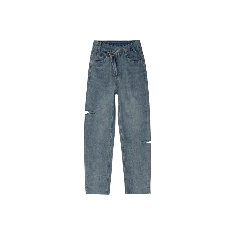 EOFO Jeans Women's Light Blue-0