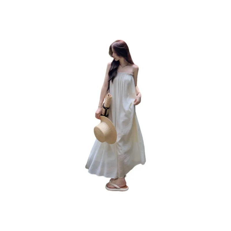 Oudifu Slip Dresses Women's-0