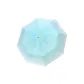 Automatic Colored Rubber-Lotus Umbrella-Turquoise