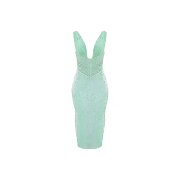 HOUSE OF CB THALA Slip Dress Women's SEAFOAM/Seafoam Green