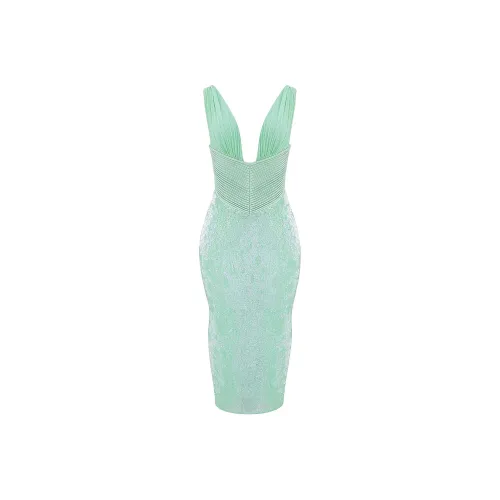HOUSE OF CB THALA Slip Dress Women's SEAFOAM/Seafoam Green