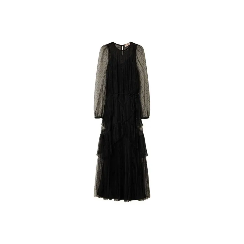 Twinset Tulle Maxi Dress-0