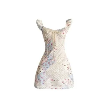 Qiuerle Short Sleeved Dress Women's
