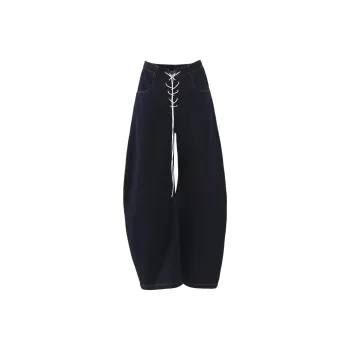 Wen Shan Jeans Women's Dark Blue