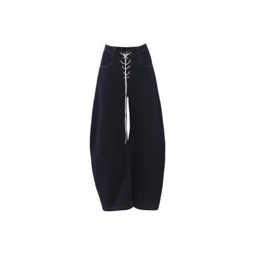 Wen Shan Jeans Women's Dark Blue