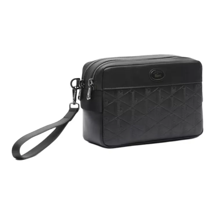 LACOSTE Polyurethane Clutch Unisex Black-1
