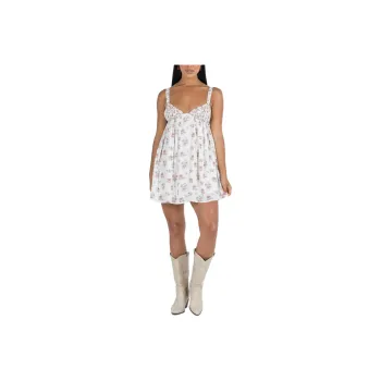 PRINCESS POLLY VANCE MINI DRESS Slip Dresses Women's Pink Floral