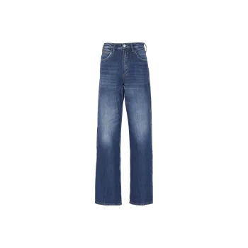 FRAME High Waist Wide Leg Jeans