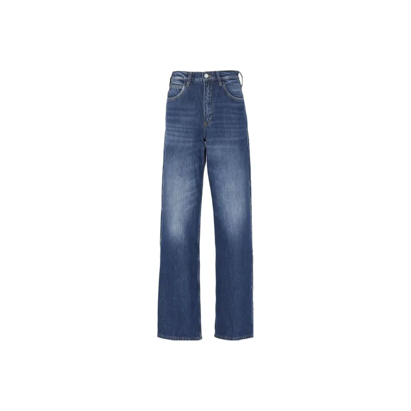FRAME High Waist Wide Leg Jeans-0
