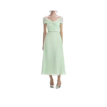 Self-portrait Short-Sleeved Dresses Women's Mint Green