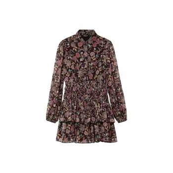Desigual Long Sleeved Dress Women's Multicolor