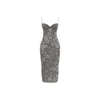 HOUSE OF CB BLANCA Slip Dresses Women's Smoke/Gray