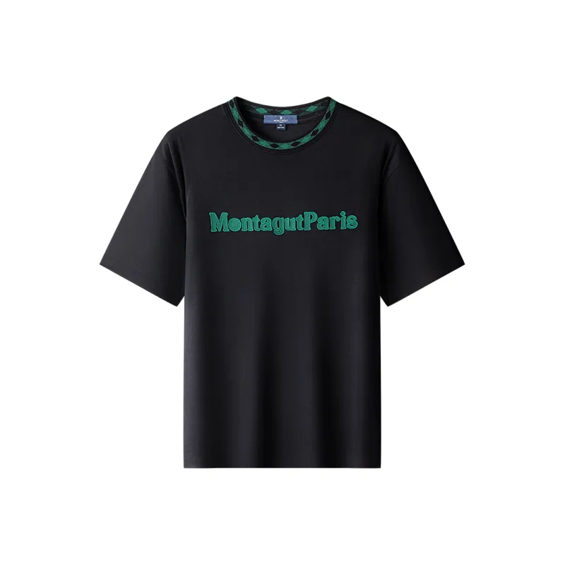 Montagut T Shirts Unisex Black-0