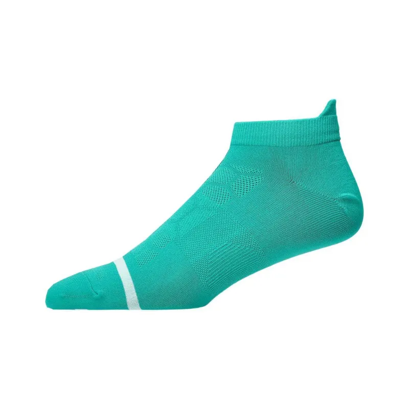 Asics LIGHT SINGLE TAB Ankle Socks Unisex 1 Pack Wavy Blue Bright White-2