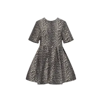 GANNI Leopard Printed Mini Dress