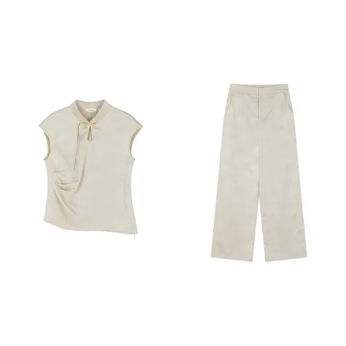 Mo Han Yi Mei Casual Suit Women's Sprout Green
