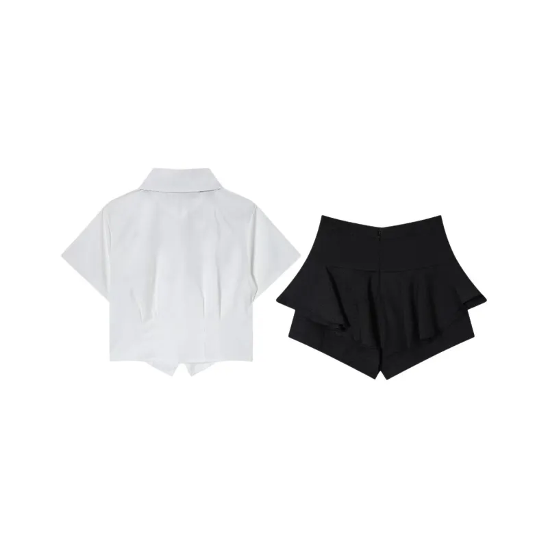 Mu Qingqing Two Piece Skirt Sets Women's-1