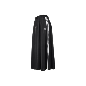 adidas originals Women's Satin Long Skirt Black