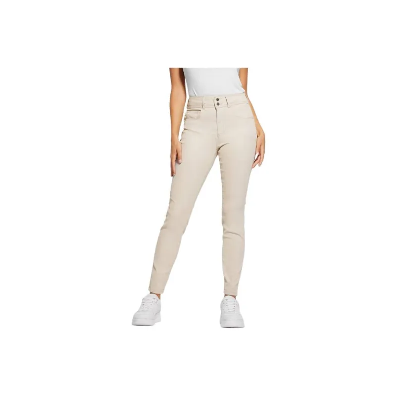 GUESS Pearl Shape Up High-Rise Skinny Jeans Jeans Women's White-0