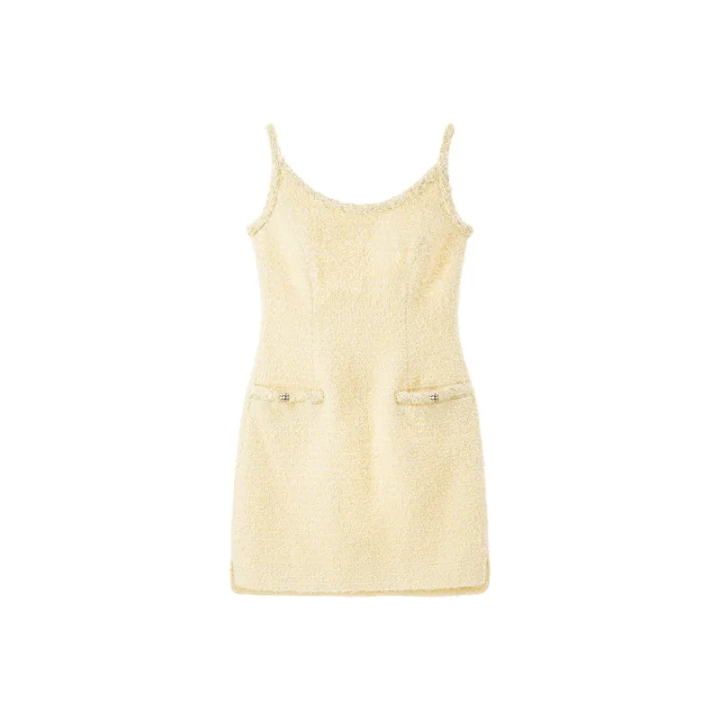 Miss Sixty Slip Dress Women's Yellow-0