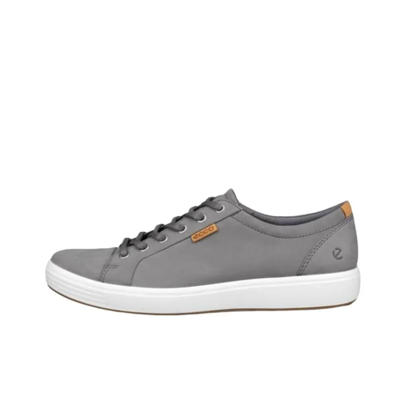 Ecco Soft 7 Abrasion Resistant Low Top Skateboard Shoes Men's Gray-0
