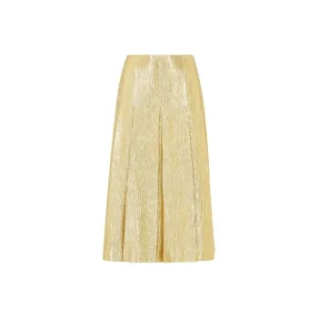 FENDI SS21 Casual Long Skirt Women's Yellow
