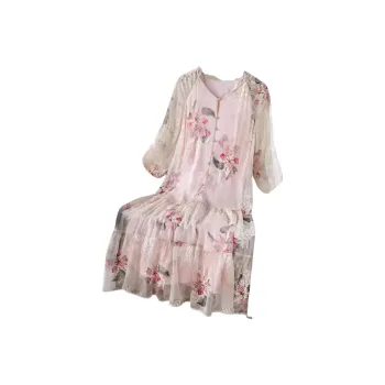 Kele Coco Short Sleeved Dress Women's Pink