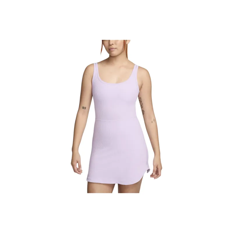 Nike Slip Dress Women's Lilac Flower-0