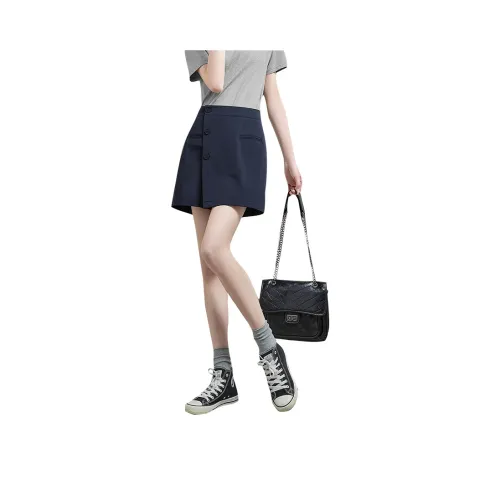 TOUCH Casual Shorts Women's Navy Blue