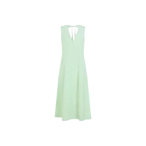 Bottega Veneta V Neck Sleeveless Midi Dress
