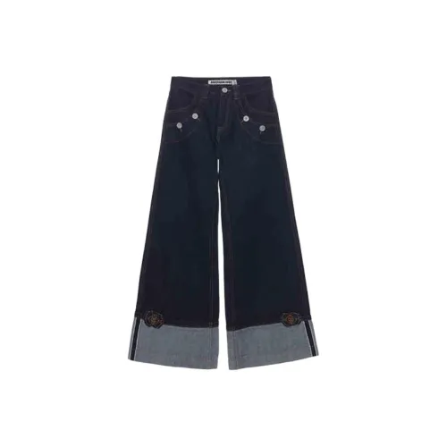 Medium Well SS25 Jeans Women's Dark Blue