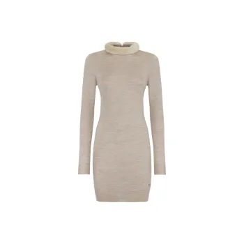 FENDI Long Sleeved Cut Out Detailed Dress