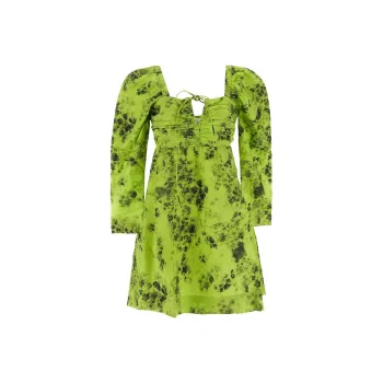 GANNI Long-Sleeved Dresses Women's Green