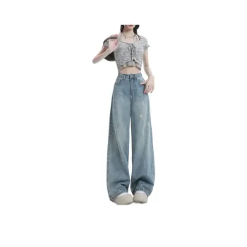 Concubine Zhu Jeans Women's Light Blue